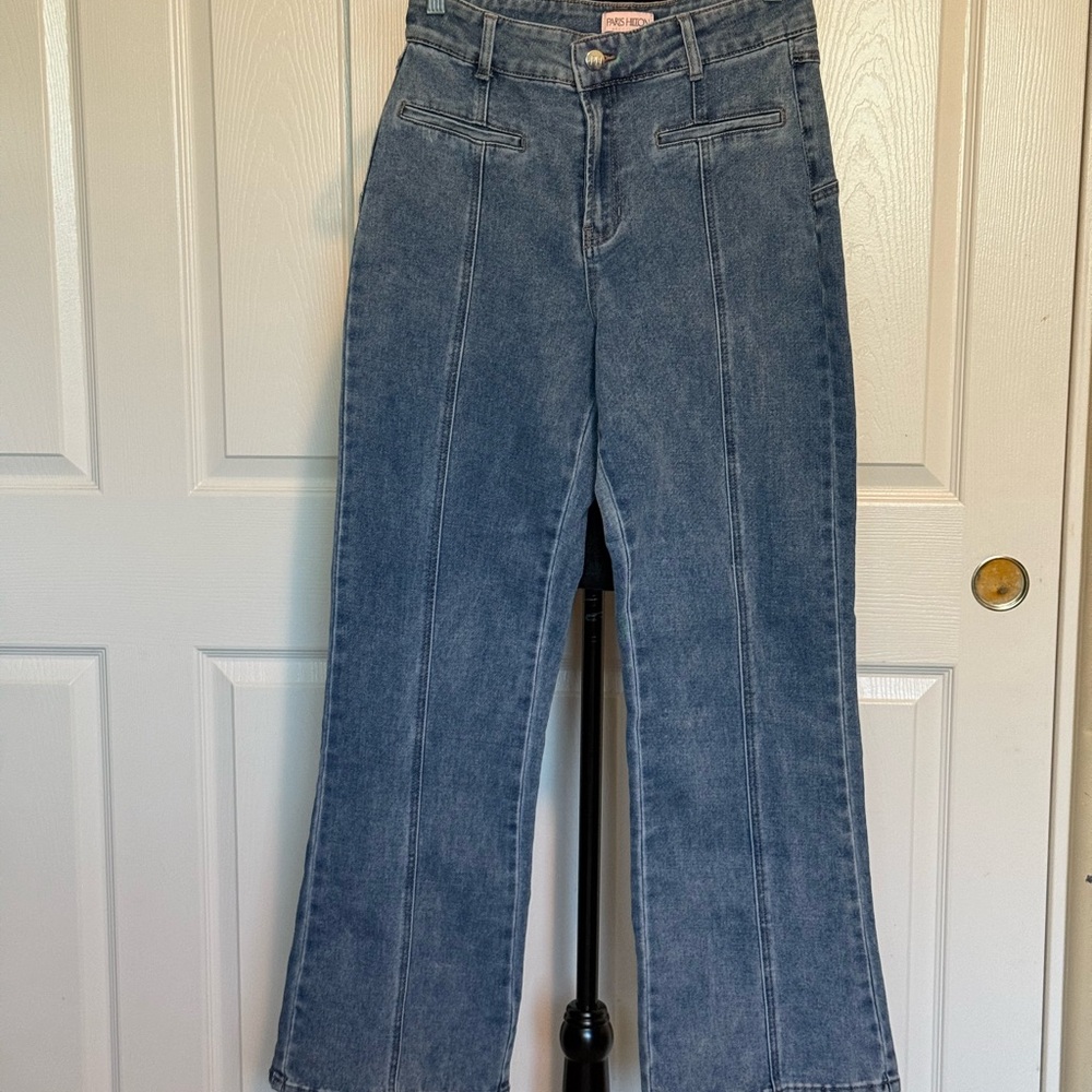 Paris Hilton Star Blue Flare Jeans